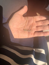 Diamond Roman Numeral Date Necklace