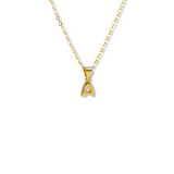 3D Mini Bubble Initial Necklace