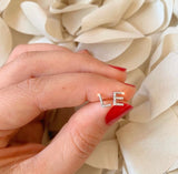 Diamond Initial Studs
