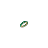 Large Emerald Eternity Band