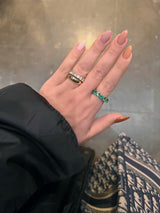 Large Emerald Eternity Band