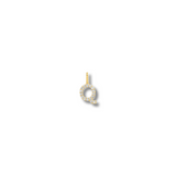 Mini Diamond Initial Pendant