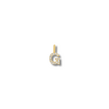 Mini Diamond Initial Pendant