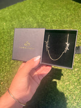 Custom Lowercase Multiple Name Necklace