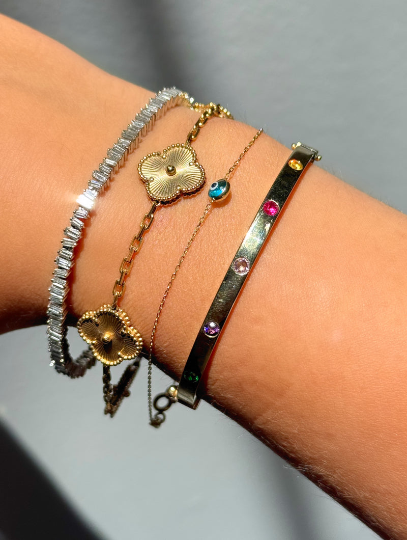 The Rainbow Stone Bangle