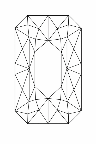 Elongated Radiant Diamond