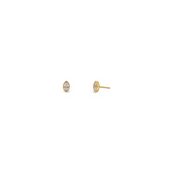 Mini Marquise Studs