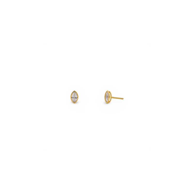 Mini Marquise Studs