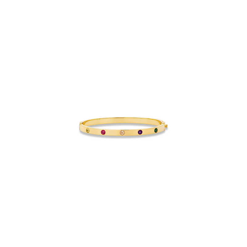 The Rainbow Stone Bangle