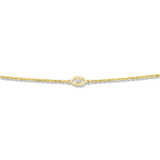 Gem Evil Eye Rope Bracelet