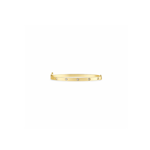 White Sapphire Bangle