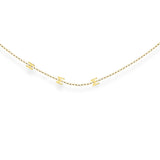 Assymetrical Initial Multiple Initial Necklace