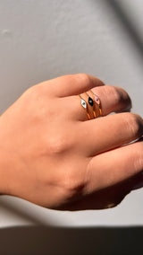 Evil Eye Enamel Ring
