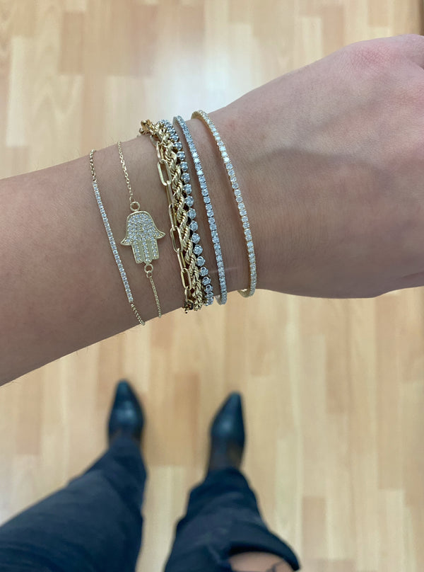 Diamond Flex Bangle