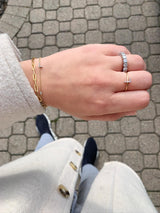 Diamond Initial Ring