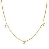 Custom Spaced Name Necklace
