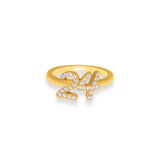 Diamond Number Ring