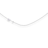 Diamond Initial and Bezel Bracelet