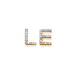 Diamond Initial Studs