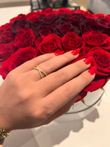 Diamond Criss Cross Ring
