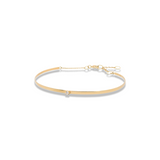 Adjustable Single Diamond Bangle