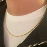 Yellow Gold Solid Rope Chain