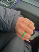 Diamond Oval Link Band