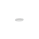 Bubble Diamond Half Eternity Band