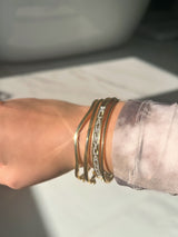 Thick Wave Bangle