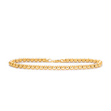 Gold Ball Bracelet 4mm