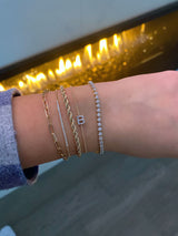 Diamond Initial Bracelet
