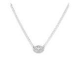 Diamond Evil Eye Necklace