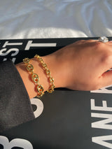 Large Puff Anchor Bracelet