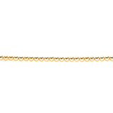 Gold Ball Bracelet 4mm