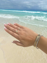 Oval Initial Ring